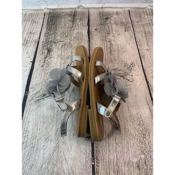 FLOWERS BY NINA Girl’s Annabel Strappy Applique Sandals / Size: 11 - Picture 5 of 9